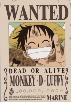 Featured image of post Current Luffy Bounty Poster Luffy 1 5 billion bounty poster 4k